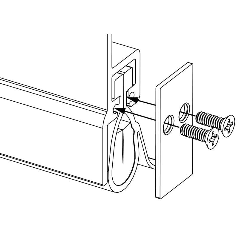 XCLUDER BALAI DE PORTE PROFILÉ BAS 1.2M (x1) 5